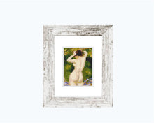 Mini cross stitch pattern Modern tiny art - Bather - by Pierre-Auguste Renoir - Tiny famous painting Small masterpiece Mini Famous Art PDF