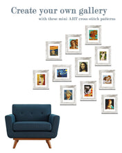 Mini cross stitch pattern Tiny modern art - The First Kiss Tears - by Bouguereau Mini masterpiece Tiny famous painting Miniature art PDF