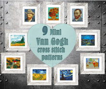 Mini cross stitch pattern Modern tiny art - Mother and Child by Vincent van Gogh Famous art Tiny miniature painting Love embroidery Easy PDF