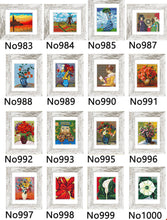 Mini masterpieces Cross Stitch Patterns Set of 100 Art Van Gogh Modern cross stitch bundle Tiny famous paintings Beginner pattern