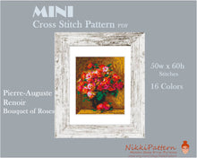 Mini masterpieces Cross Stitch Patterns Set of 100 Art Van Gogh Modern cross stitch bundle Tiny famous paintings Beginner pattern